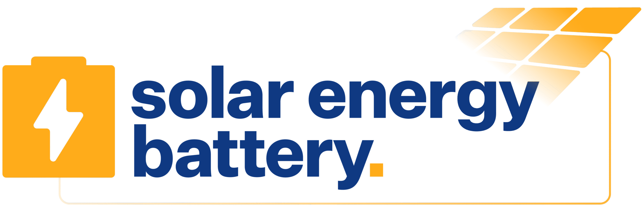 solar energy battery logo