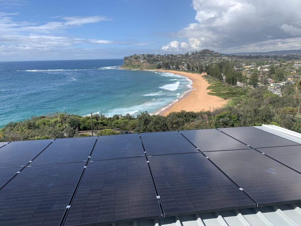 Residential solar with ocean views, Northern Beaches